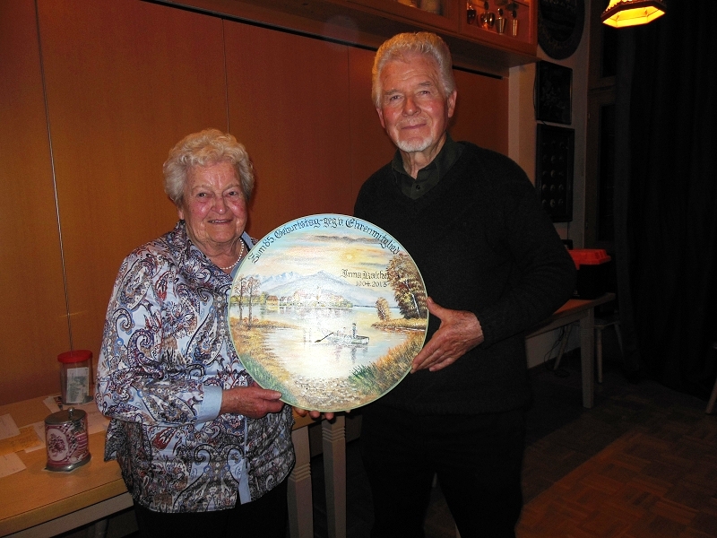 85er Scheibe Irma Kalcher Gewinner: Erich Georg